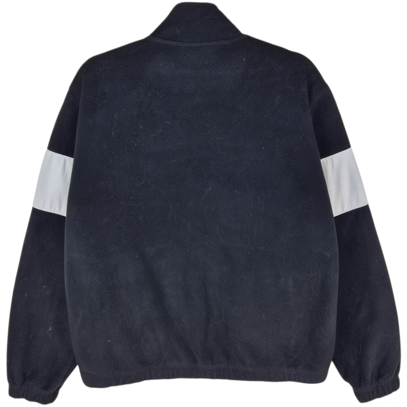 FILA Black Quarter Zip Fleece Jumper Size M
