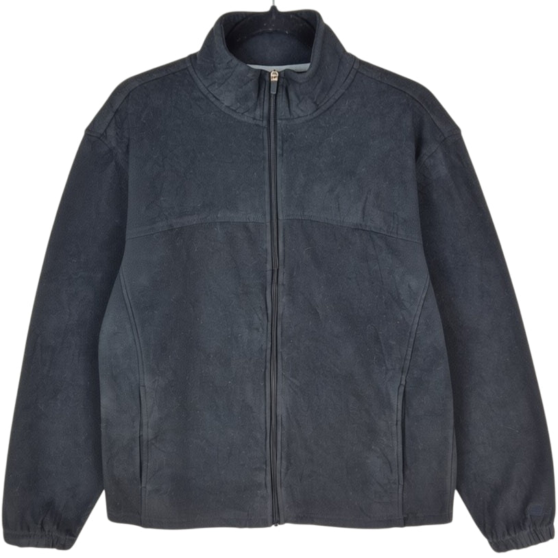 Starter Black Fleece Zip Jumper Size M