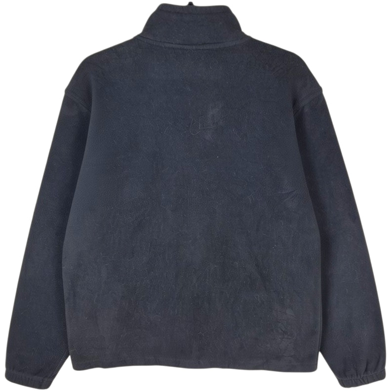 Starter Black Fleece Zip Jumper Size M