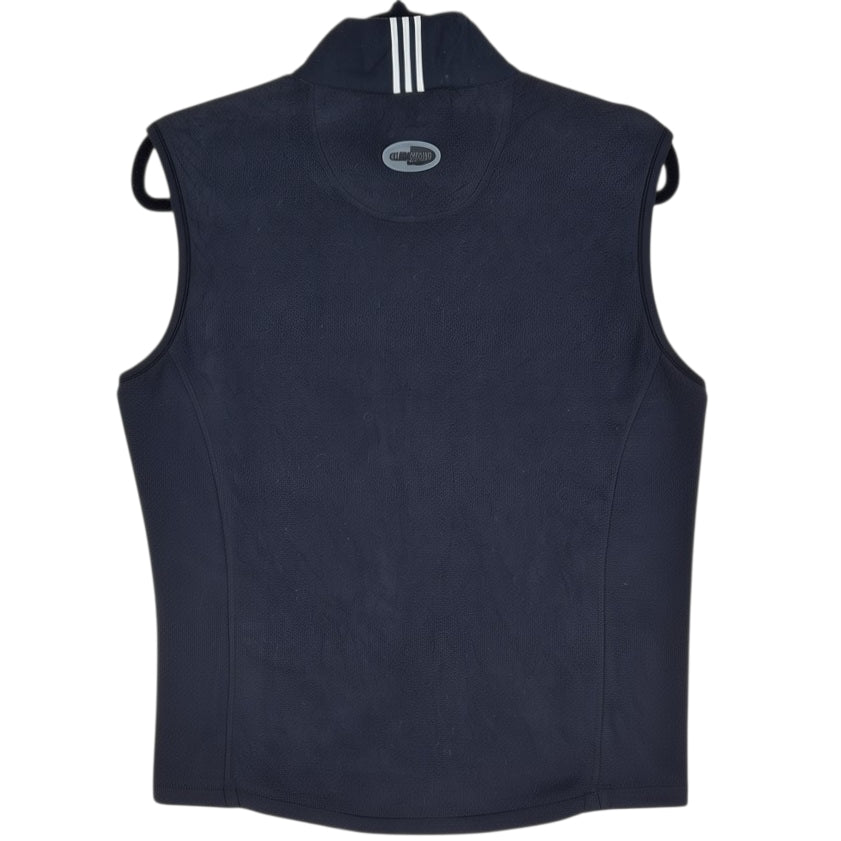 Adidas Climaproof Black Slim Fleece Vest Size M