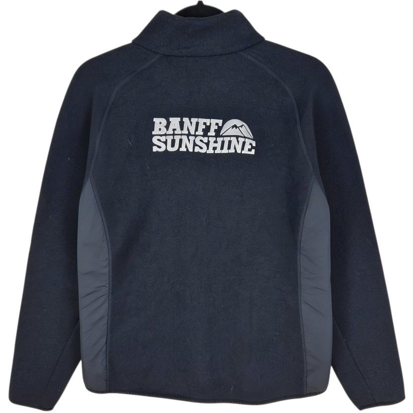 Helly Hansen Banff Sunshine Black Fleece Zip Jumper Size XL