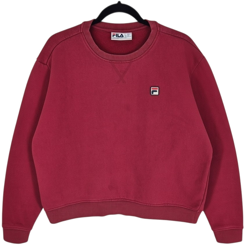 FILA Burgundy Cotton Crewneck Sweater Size 2XL