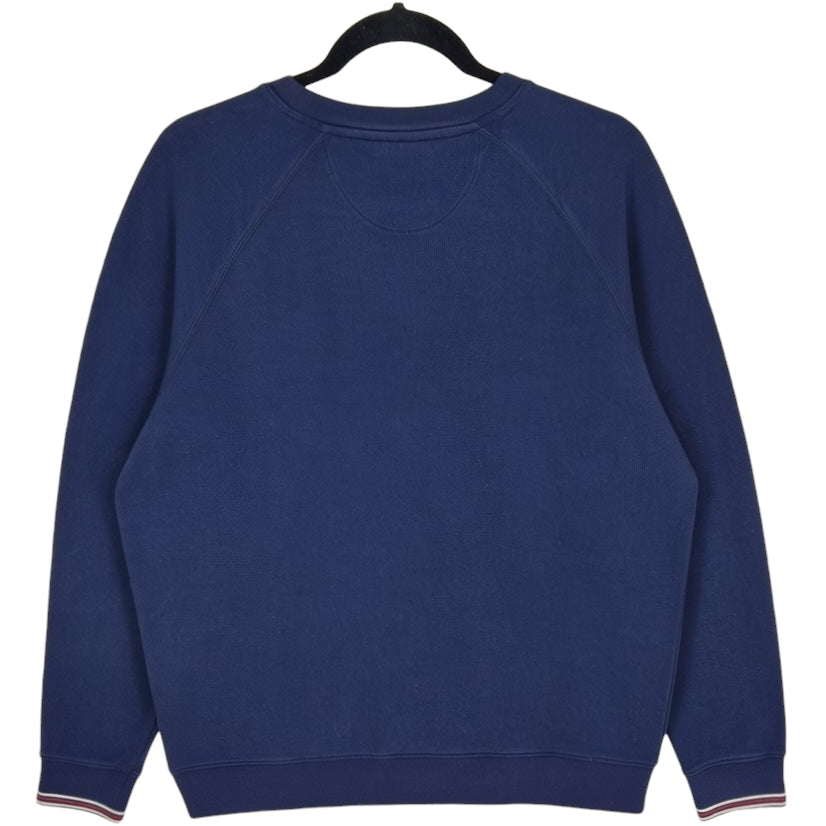 FILA Dark Blue Embroidered Crewneck Sweater Size L