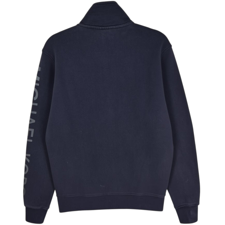 Michael Kors Black Quarter Zip Sweater Size M