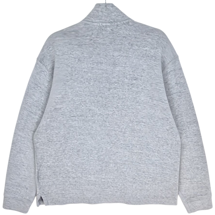 Polo Ralph Lauren Light Grey Quarter Zip Knit Sweater Size L