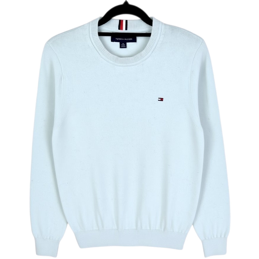 Tommy Hilfiger Light Mint Green Crewneck Knit Sweater Size XS