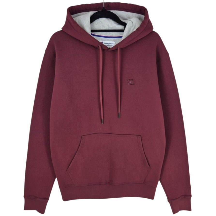 Champion Burgundy Basic Embroidered Hoodie Size S