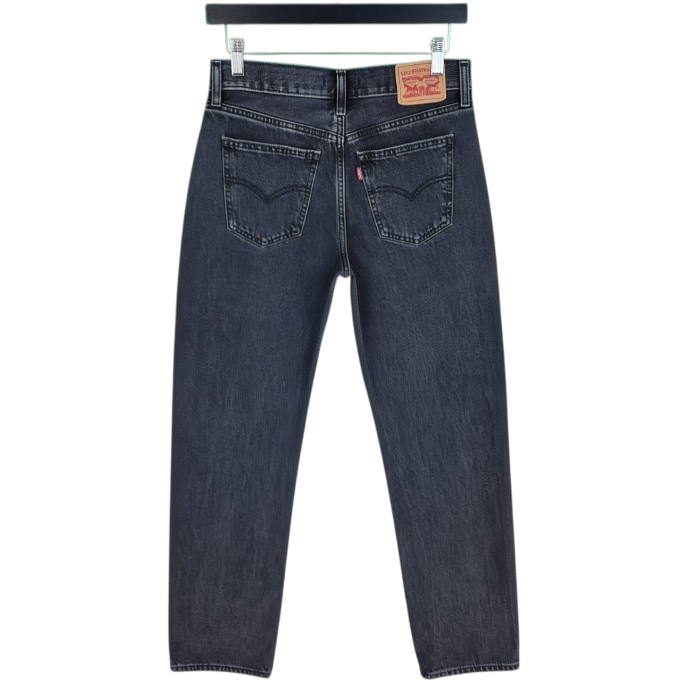 Levis Jeans Womens Dark Grey Low Pro Straight Leg Denim W27