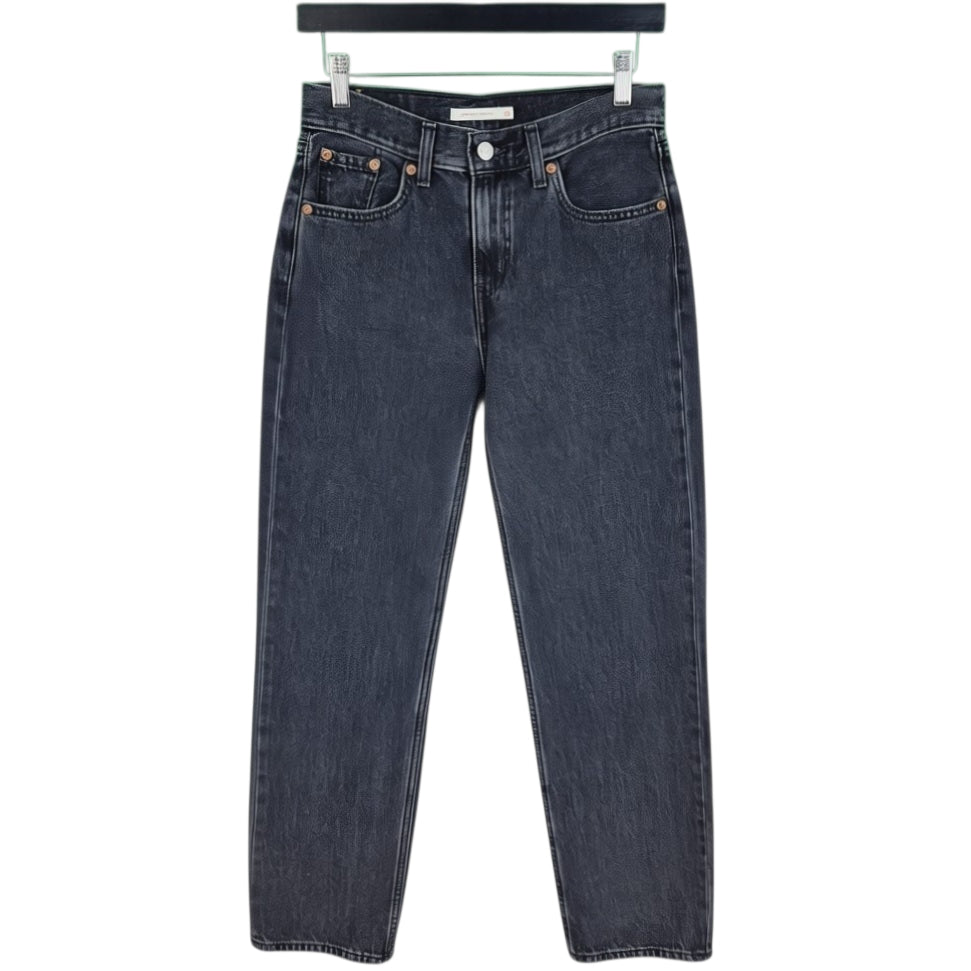 Levis Jeans Womens Dark Grey Low Pro Straight Leg Denim W27