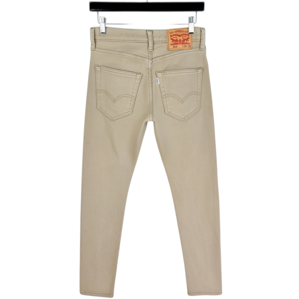 Levis 512 Jeans Light Brown Skinny Denim W28