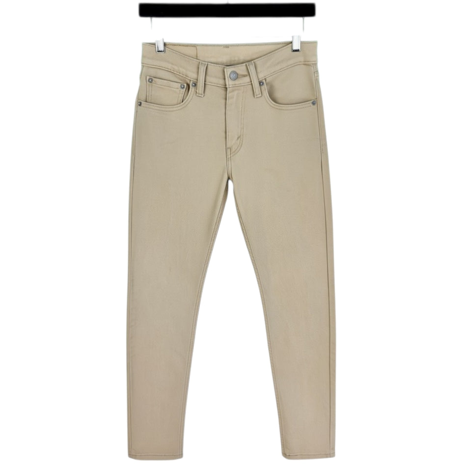 Levis 512 Jeans Light Brown Skinny Denim W28