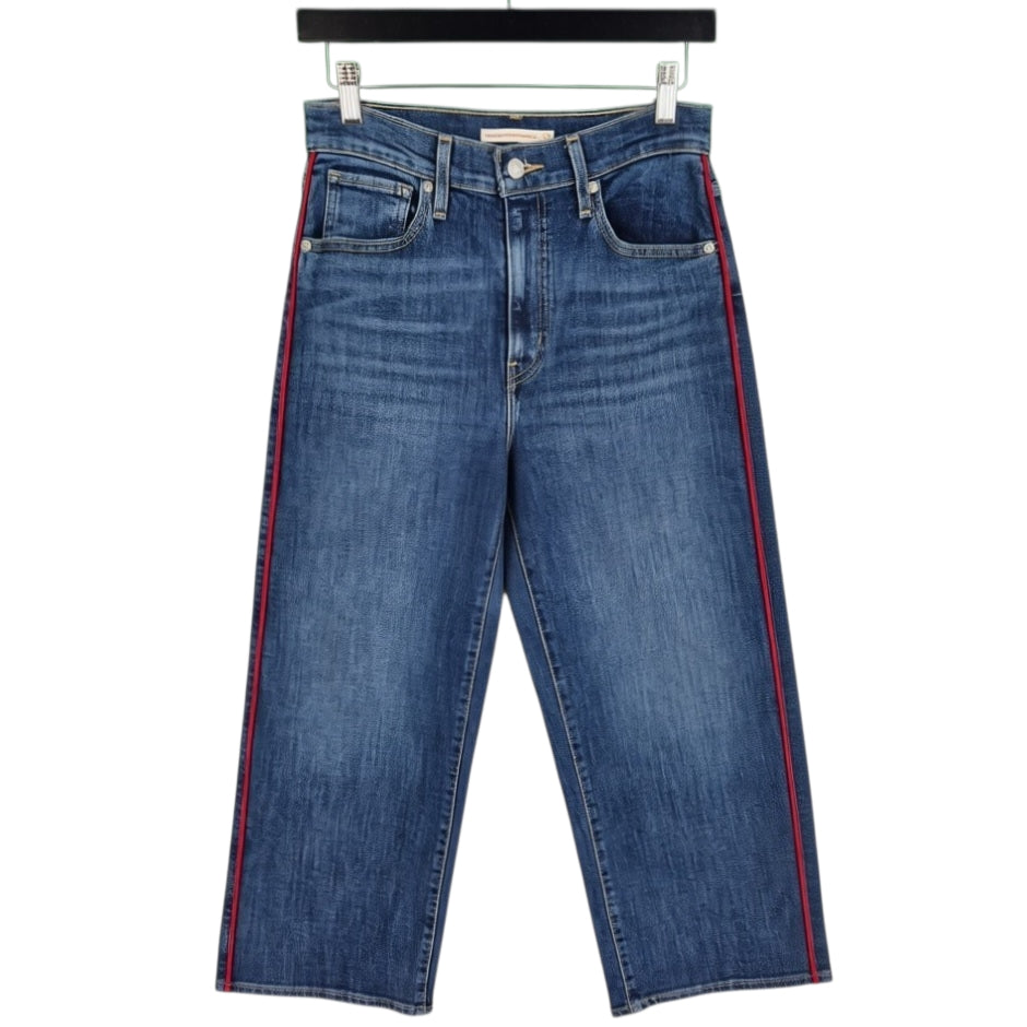 Levis Jeans Womens Dark Blue Mile High Cropped Loose Denim W27