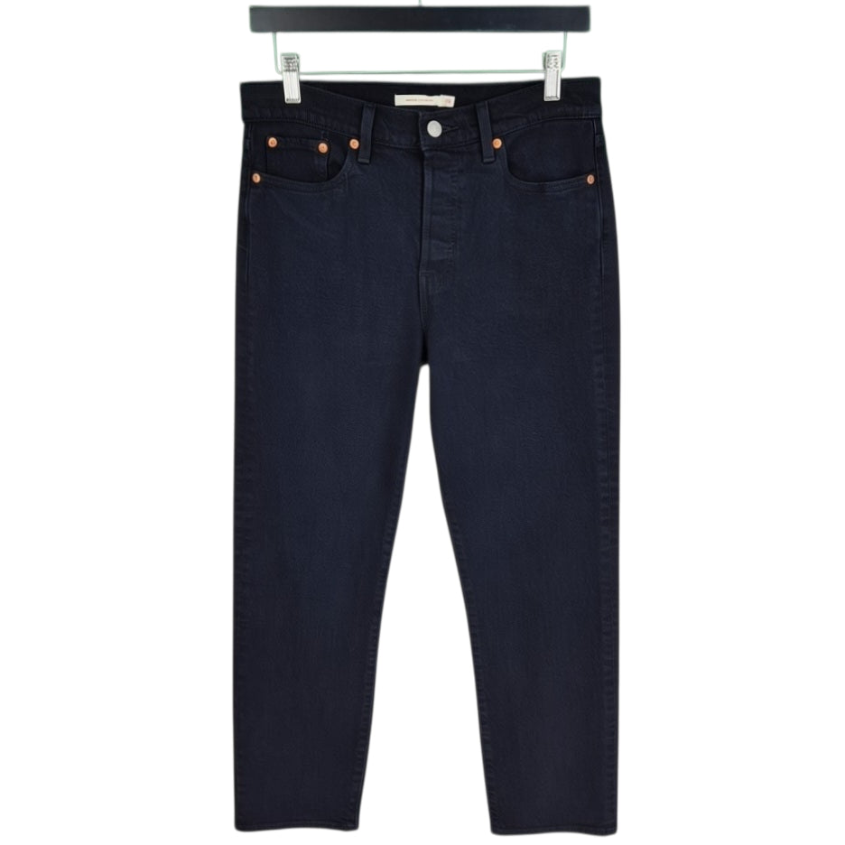 Levis Premium Jeans Womens Black Wedgie Denim W30