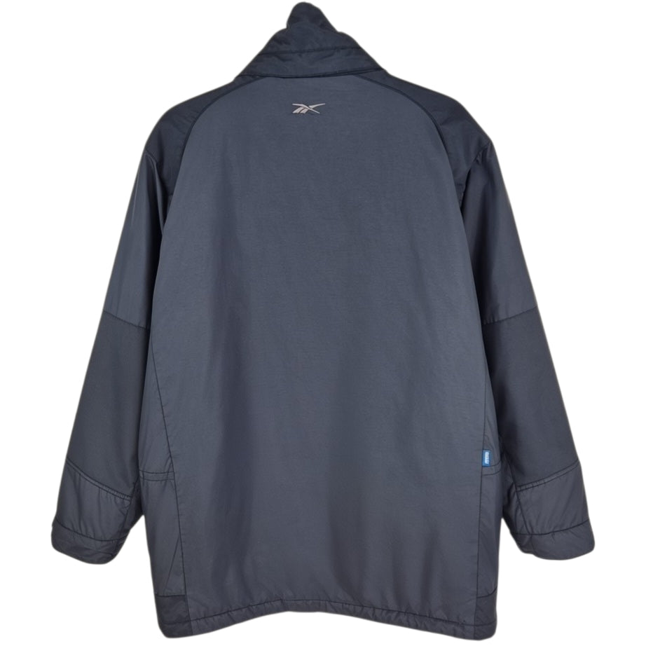 Reebok Hockey Black Pac Saints Quilted Trench Jacket Size M