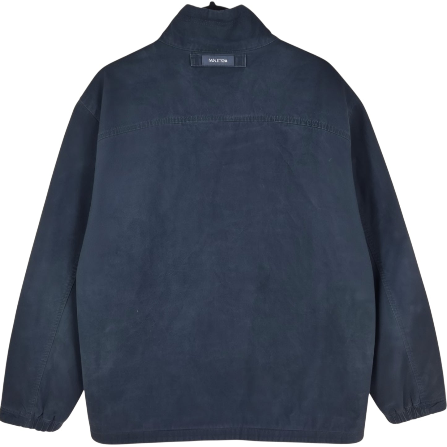 Nautica Dark Blue Fleece Insulated Heavy Jacket Size L