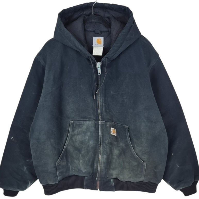 Vintage Carhartt Black Extra Heavy Denim Jacket Size L