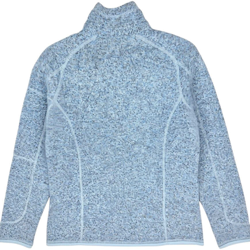 Patagonia Womens Light Blue Half Zip Fleece Jumper Size S