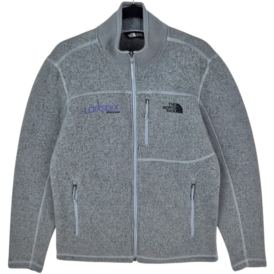 The North Face Grey Fleece Zip Jumper Size M