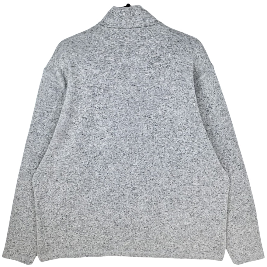 Wrangler Authentics Grey Quarter Zip Fleece Jumper Size 2XL