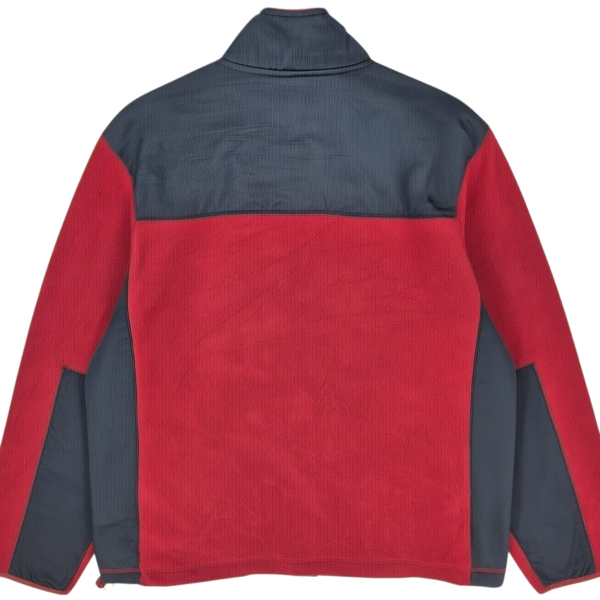 Vintage Starter 2000's Red & Grey Fleece Jumper Size L