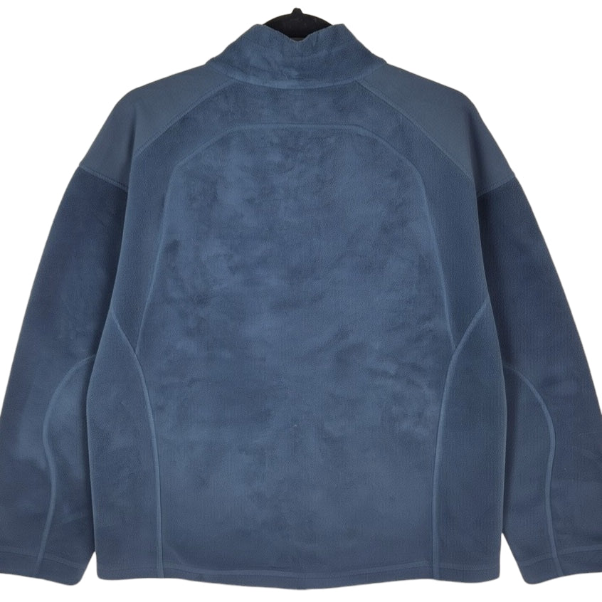 Reebok Dark Blue Fleece Zip Jumper Size M