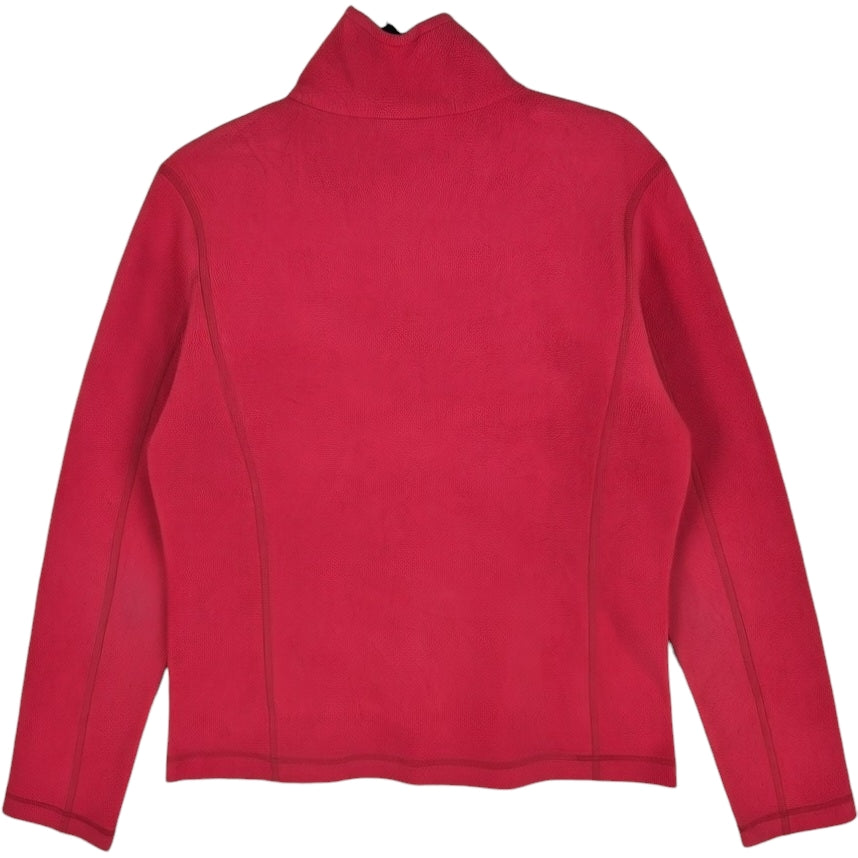 Patagonia Womens Hot Pink Light Half Zip Fleece Jumper Size M