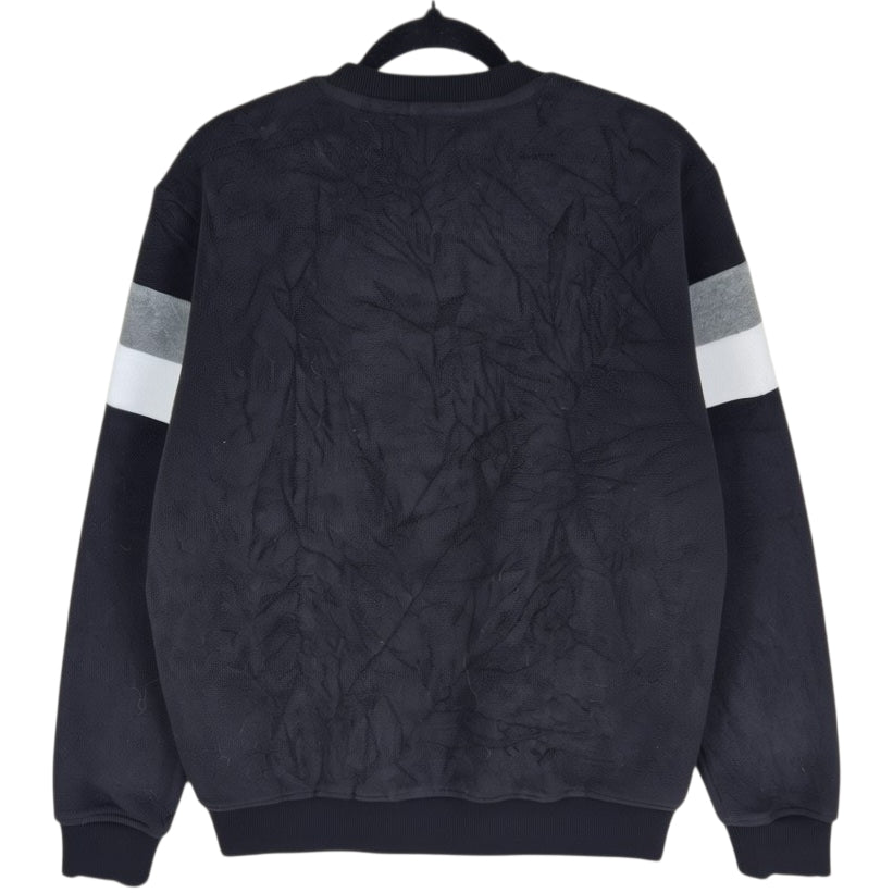 Calvin Klein Black Embroidered Crewneck Sweater Size XS