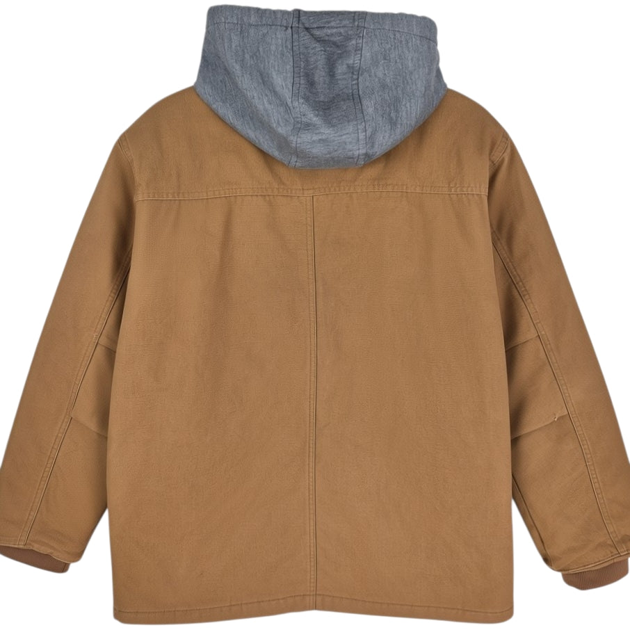 Dickies Brown Heavy Quilted Denim Jacket Size L