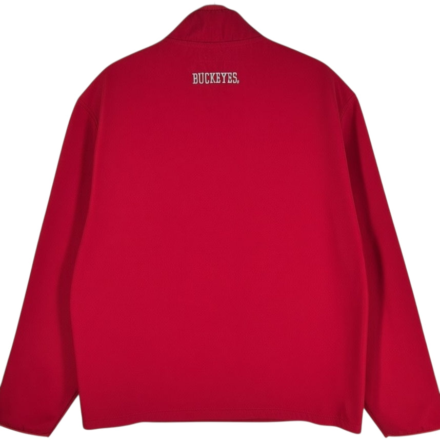 Ohio State Buckeyes Red Windbreaker Jacket Size 2XL