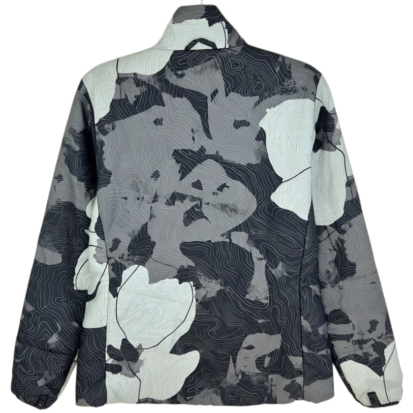 The North Face Womens Grey Camo Padded Jacket Size M