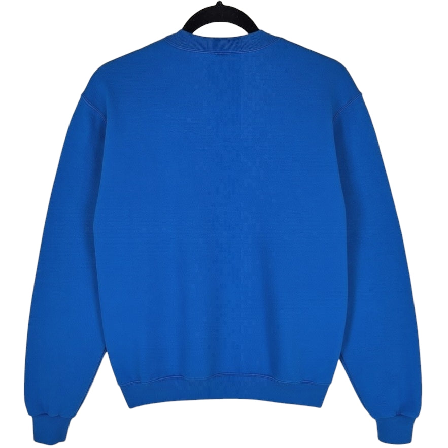 Champion Blue Chest Script Crewneck Sweater Size S