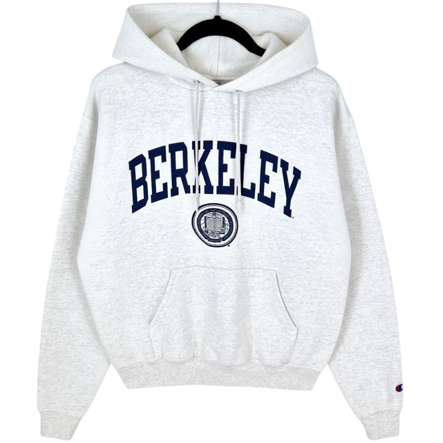 Champion UC Berkeley Cream White Hoodie Size S