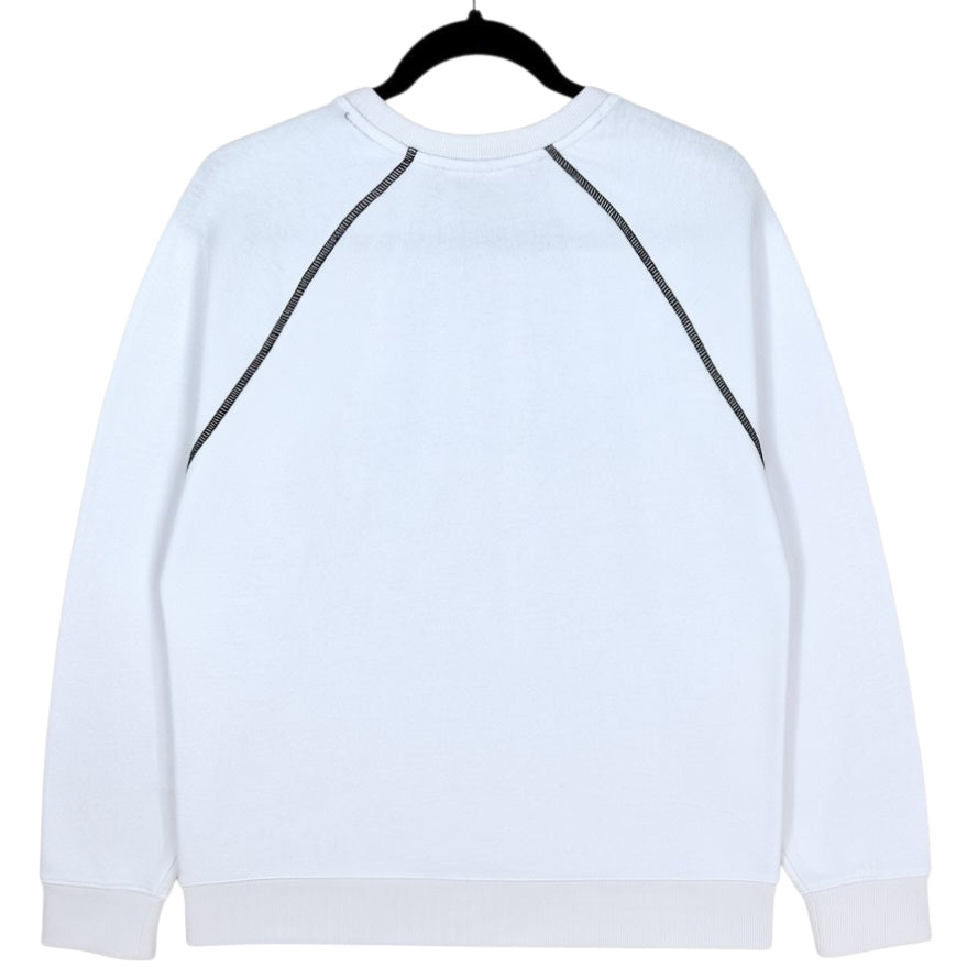 Reebok White Light Crewneck Sweater Size L
