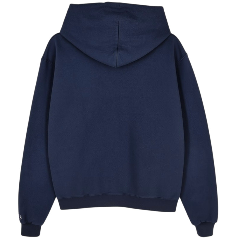 Champion New Trier Dark Blue Embroidered Hoodie Size S