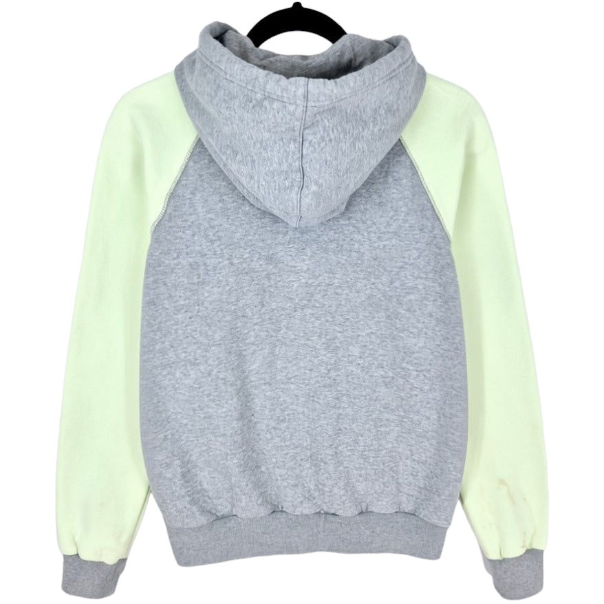Nike Womens Grey & Green Zip Hoodie Size M