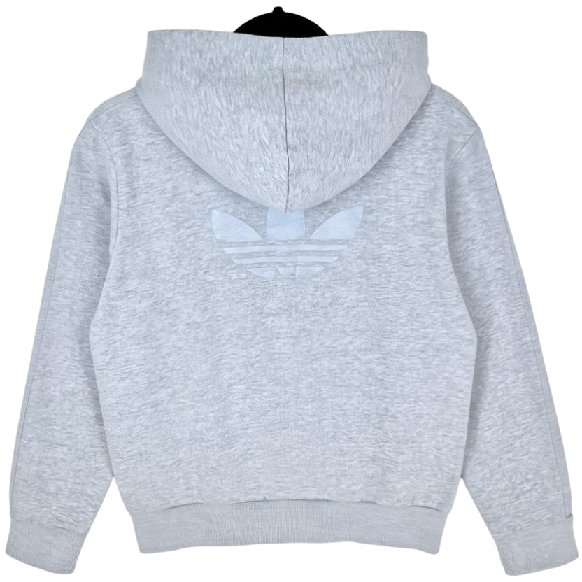 Adidas Womens Grey Rhinestone Zip Hoodie Size S