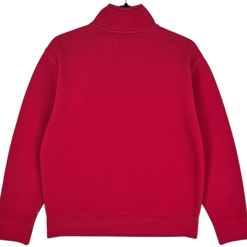 Nautica Red Quarter Zip Sweater Size M