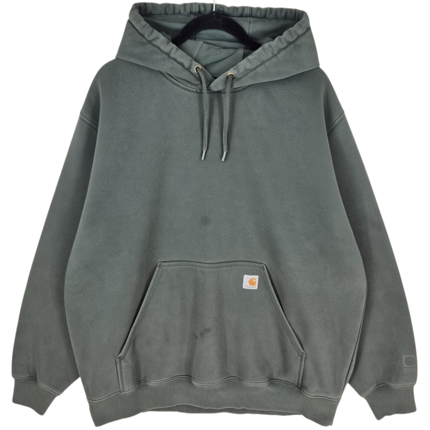 Carhartt Khaki Green Heavy Hoodie Size XL