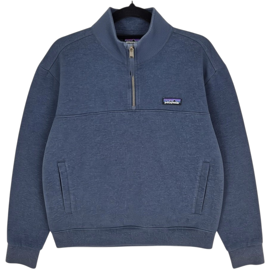 Patagonia Womens Dark Blue Quarter Zip Sweater Size S