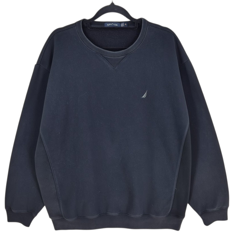 Nautica Black Crewneck Sweater Size XL