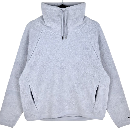 Nike Grey Fleece Turtleneck Jumper Size L