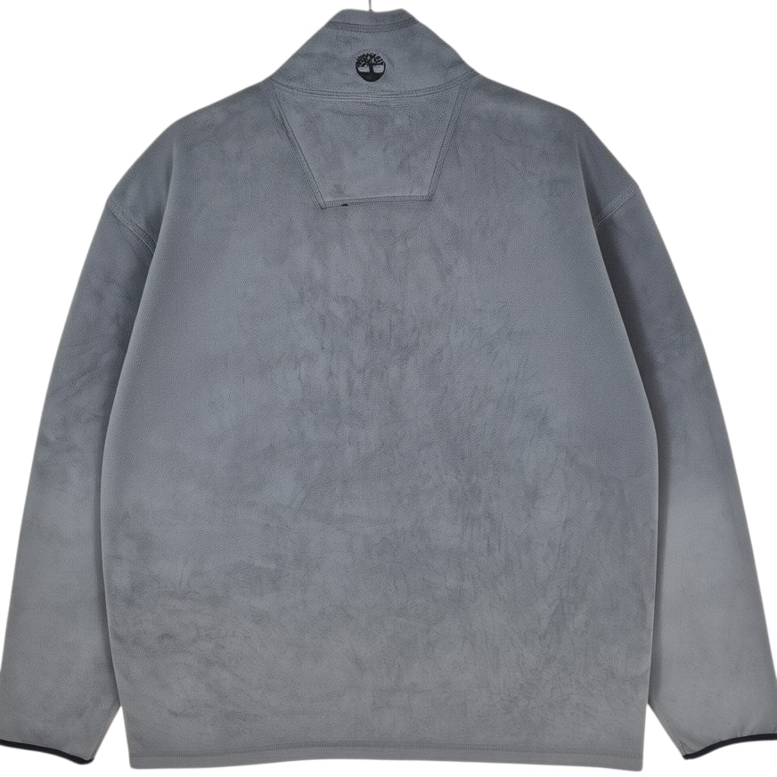 Timberland Grey Fleece Zip Jumper Size XL
