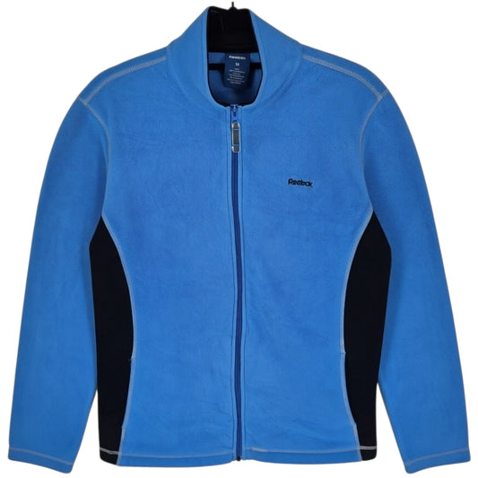 Reebok Womens Blue Fleece Zip Jumper Size M