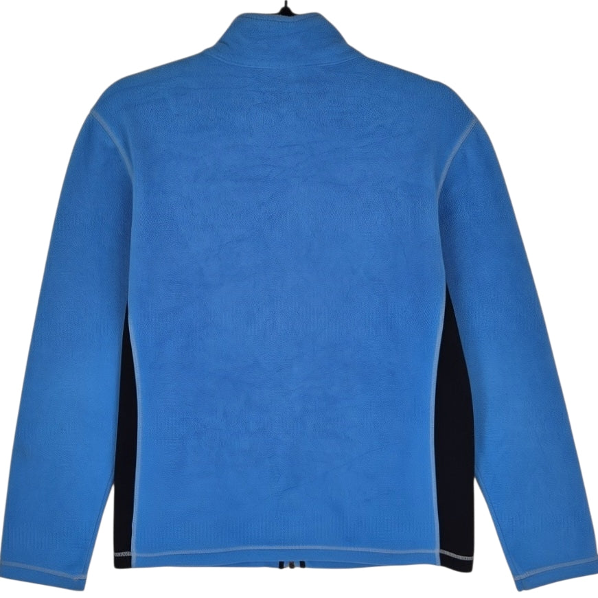 Reebok Womens Blue Fleece Zip Jumper Size M