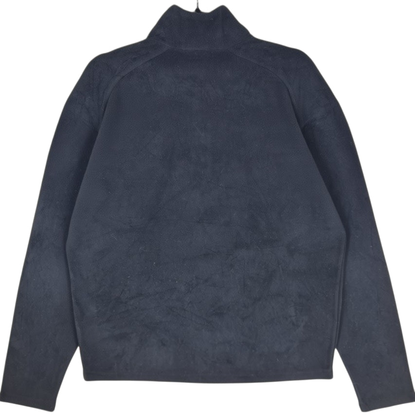 Helly Hansen Black Quarter Zip Fleece Jumper Size L